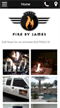 Mobile Screenshot of firebyjames.com